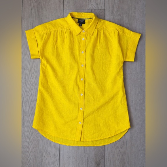 J. Crew Tops - Baird McNutt for J.Crew Irish Linen Blouse